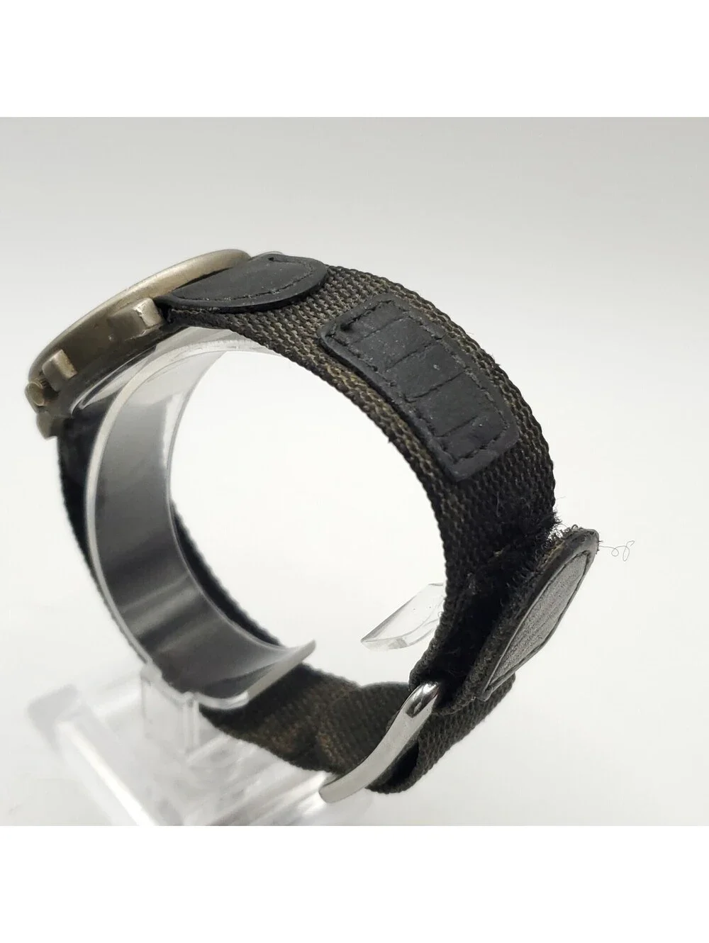 Jack In The Box MC&T 36mm Watch Black Nylon Adjustable Band New Battery